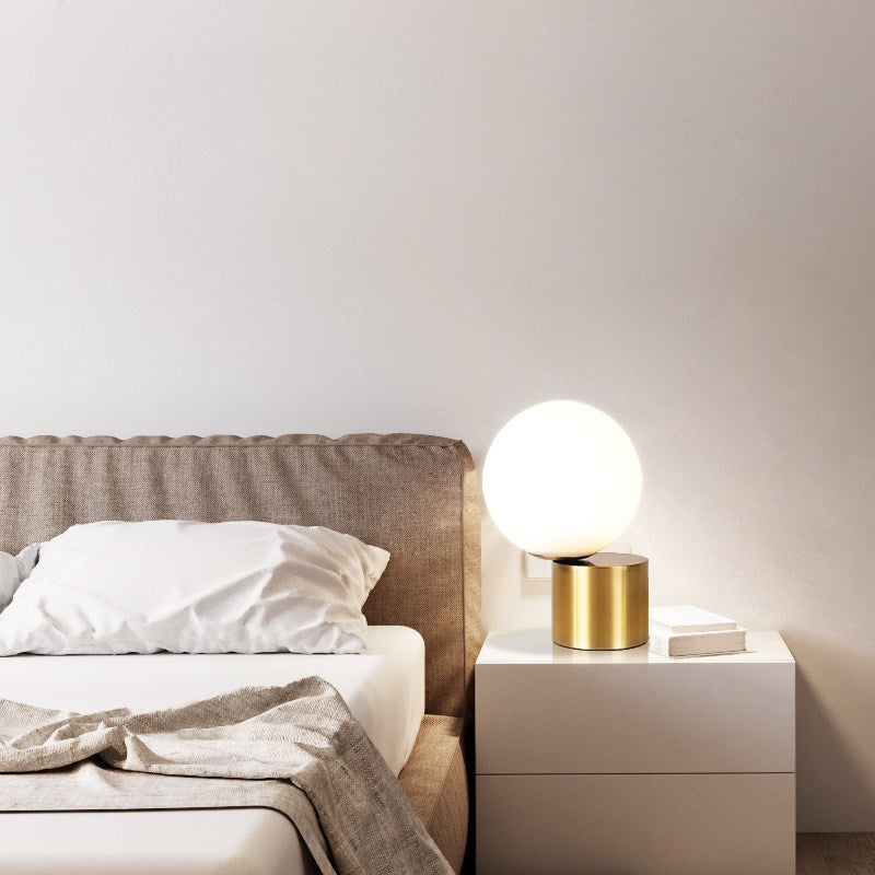 Glass Ball Table Lamp